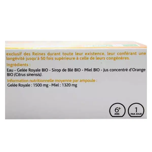 Naturland Geléia Real 1500mg Orgânica 20 ampolas