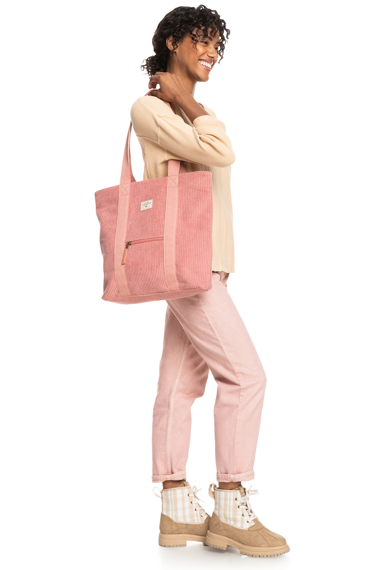 Cosy Nature - Bolsa de veludo cotelê para mulheres