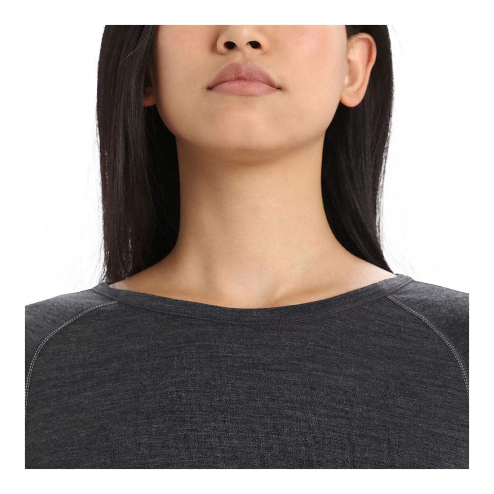 Icebreaker ZONEKNIT 200 - Sous-couche Femme jet hthr/blk/metro h/cb