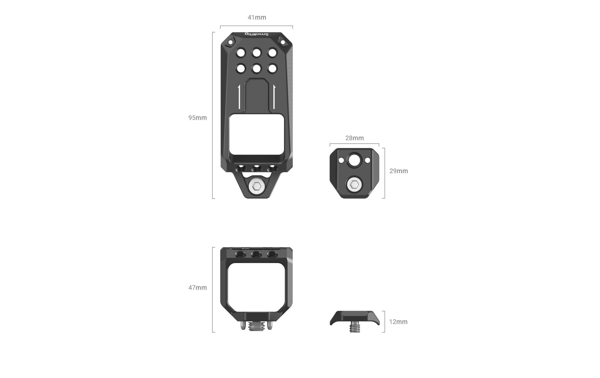 Top Plate für Sony FX3 XLR UnitDeckplatte für Sony FX3 XLR-Einheit
