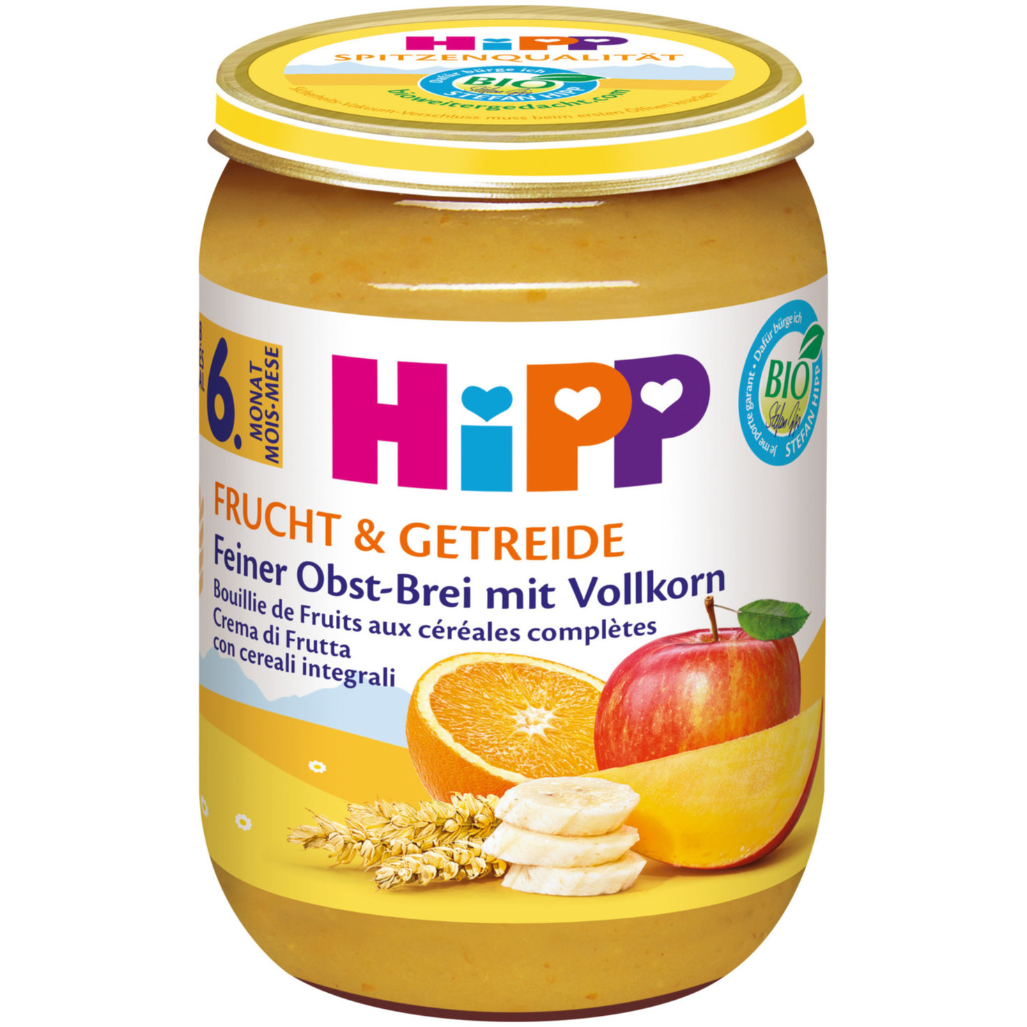 Hipp Bio Brei Obst & Vollkorn 6+ Monate