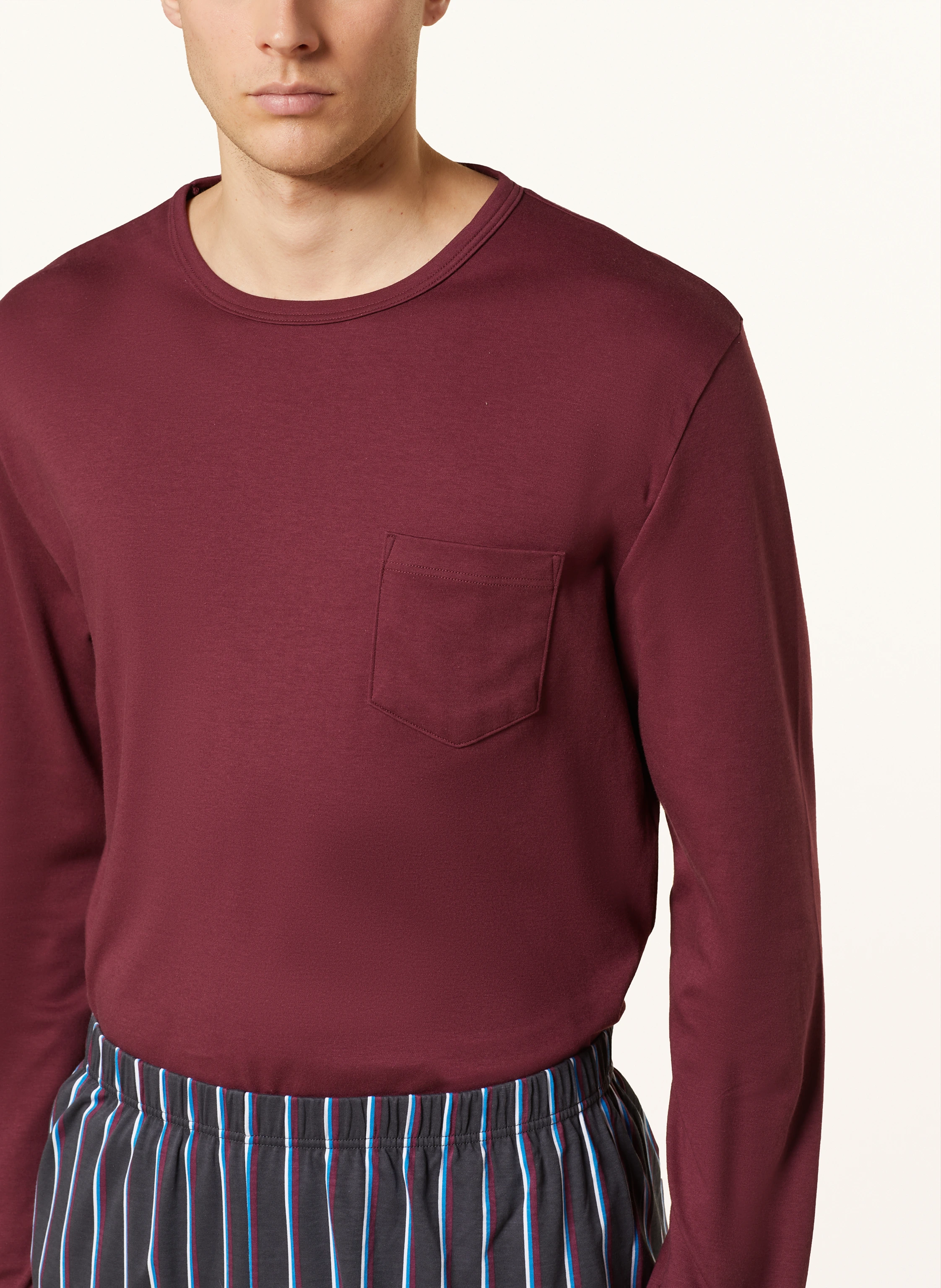 mey Schlafanzug Serie CONTRAST STRIPE