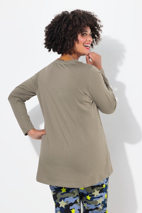 T-Shirt, oversized, LOVE IT, Langarm