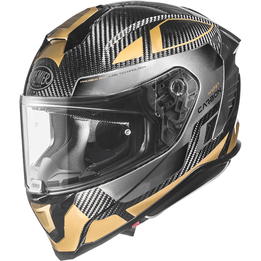 premier - Casque Hyper Carbon TK Carbone / Or / Argent
