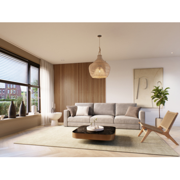 Lattenwand Decowall Acoustic Advanced brons eik  260x30cm, 2 stuks (1.56m2)