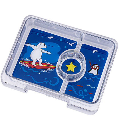 Yumbox Einlegetablett m. 3 Fächer - Snack - Polar Bear