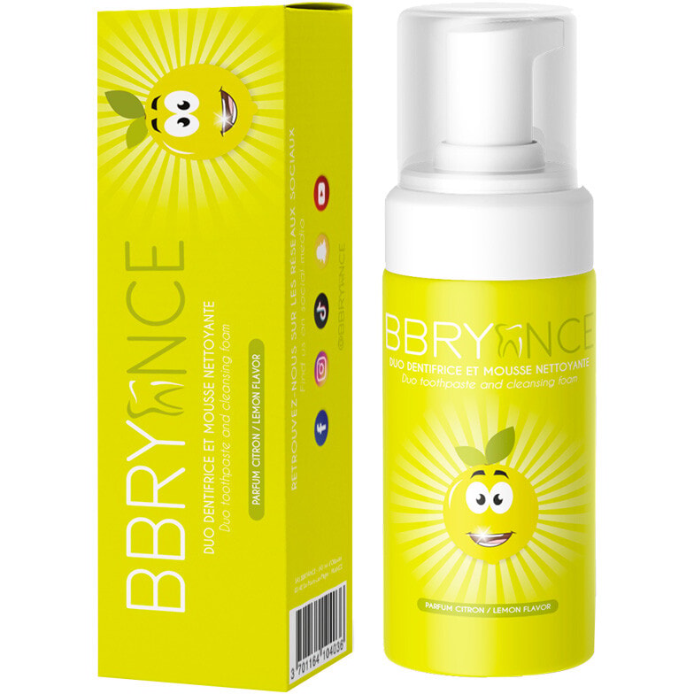 Dentifrice mousse blancheur - Citron - 50 ml