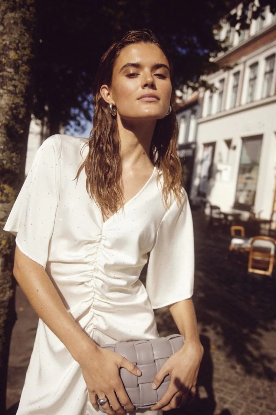 Noella Soli Dress 974 ivory