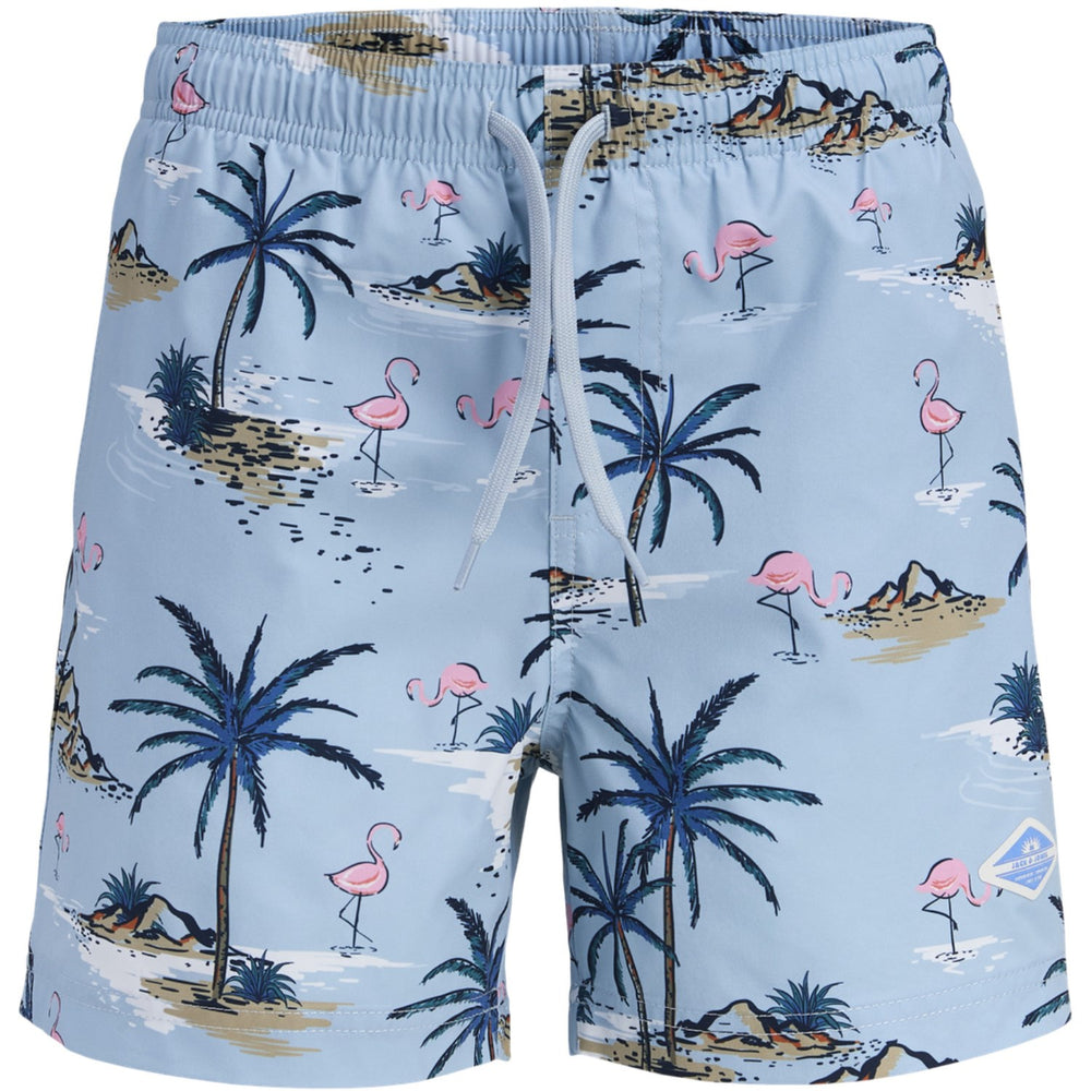 Køb Jack & Jones Junior Celestial Blue Jpstmaui Vibes Novelty AOP Swim Sh Jnr