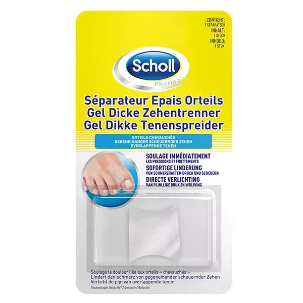 Acessório separador de dedos grossos Scholl
