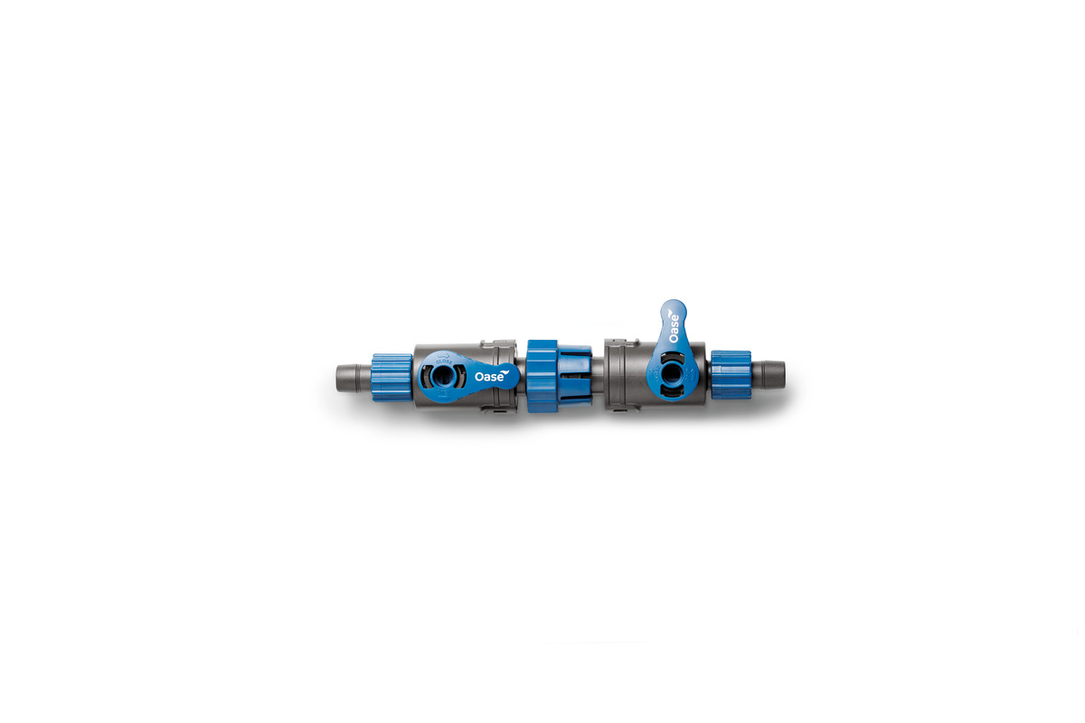 Oase ShutOff Valve 12/16 | Dubbele kraan met snelkoppeling