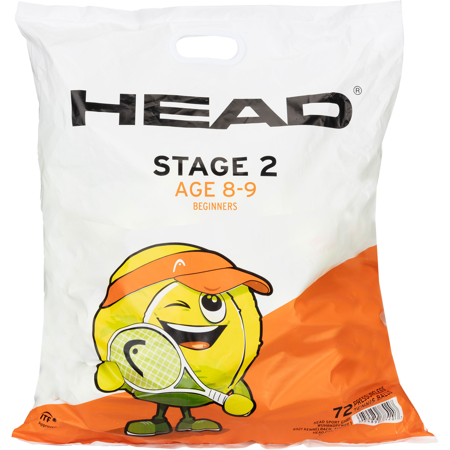 HEAD Stage 2 Oranje Polybag 72 St.