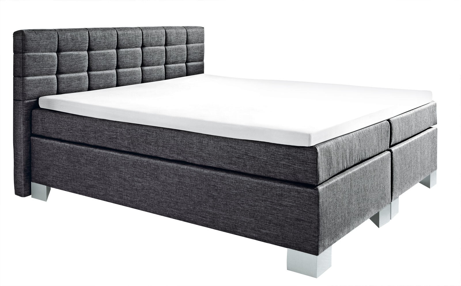 Boxspringbett Holiday Anthrazit 180 x 200 cm