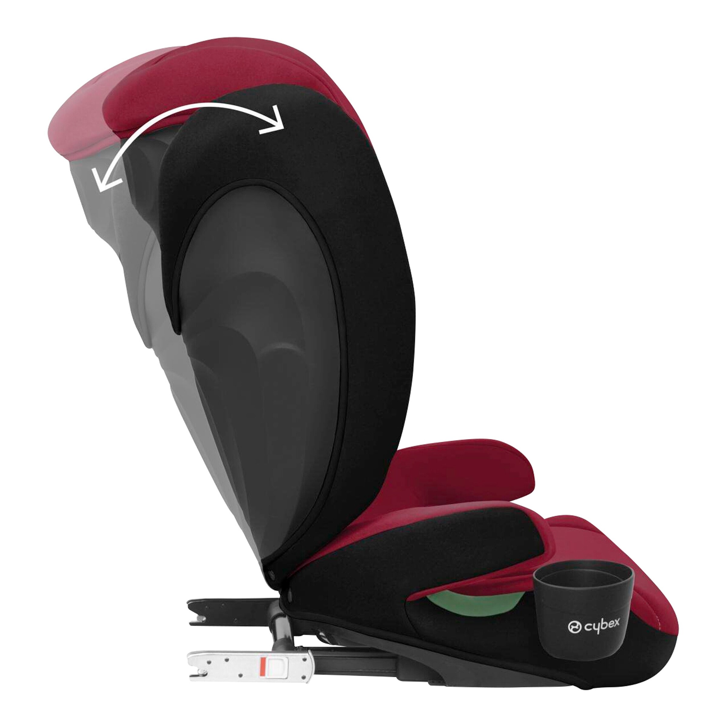 Cybex - SILVER Kindersitz SOLUTION B2 I-FIX dynamic red