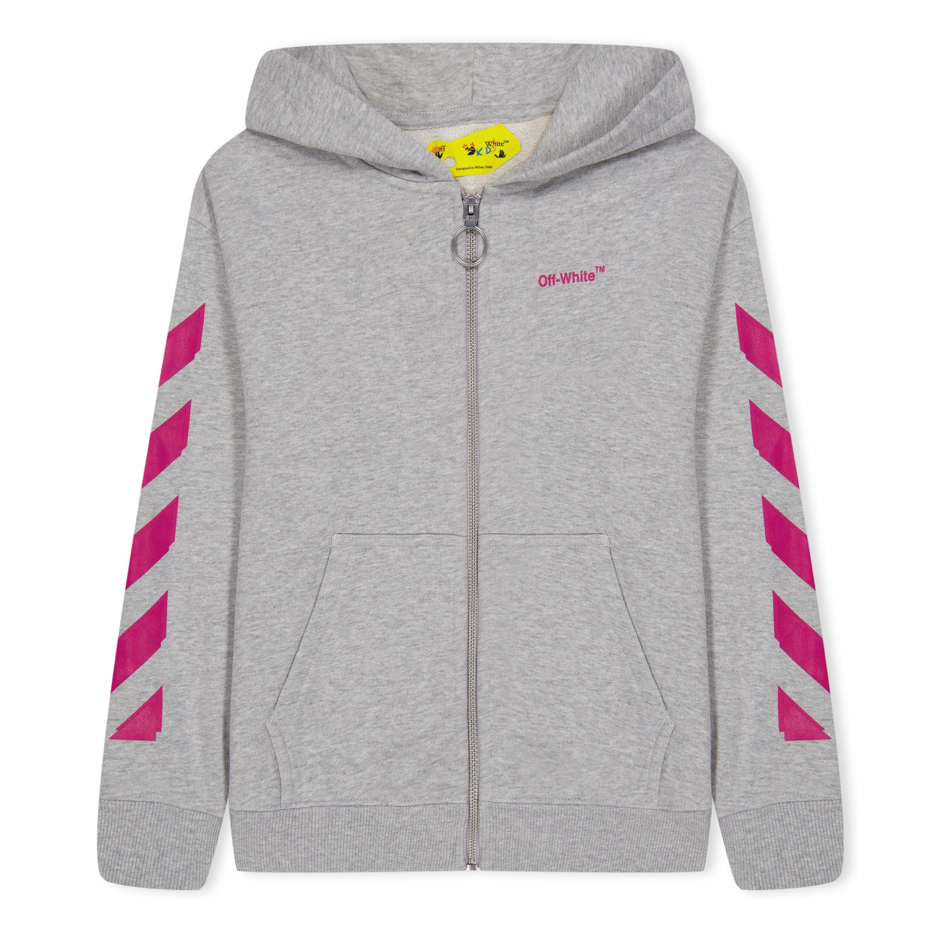 Off White Zip Hoodie