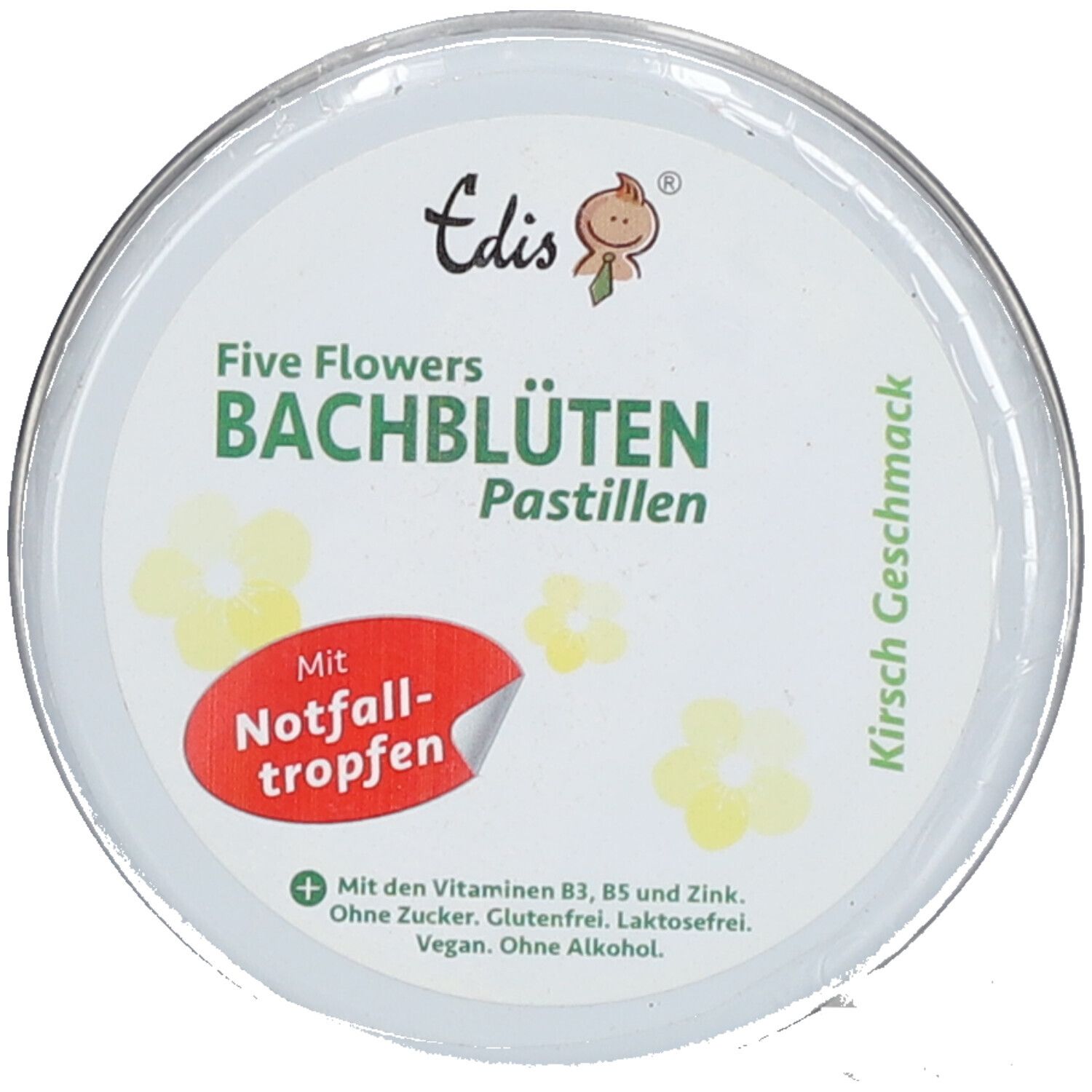 Edis® Five Flowers Bachblüten Pastillen Kirschgeschmack