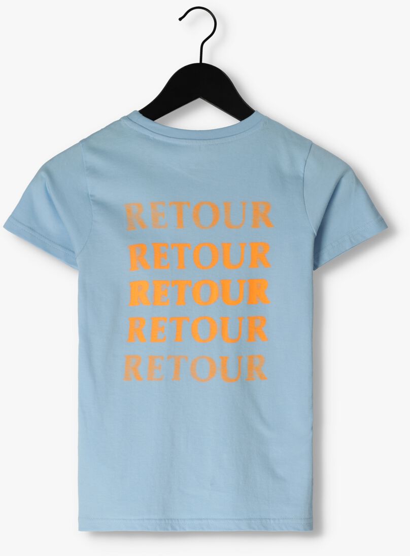 RETOUR lichtblauwe retour t-shirt chiel