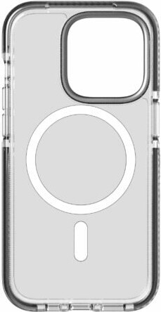 Tech21 - Evo Crystal Magsafe iPhone 14 Pro Cover - Clear / Graphite Black