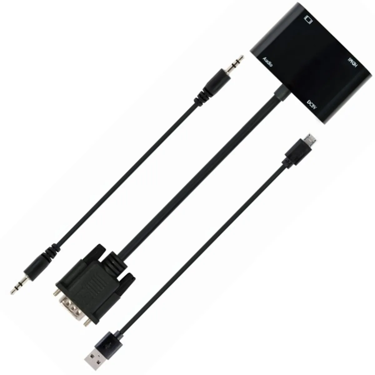 Gembird Adaptateur VGA vers HDMI