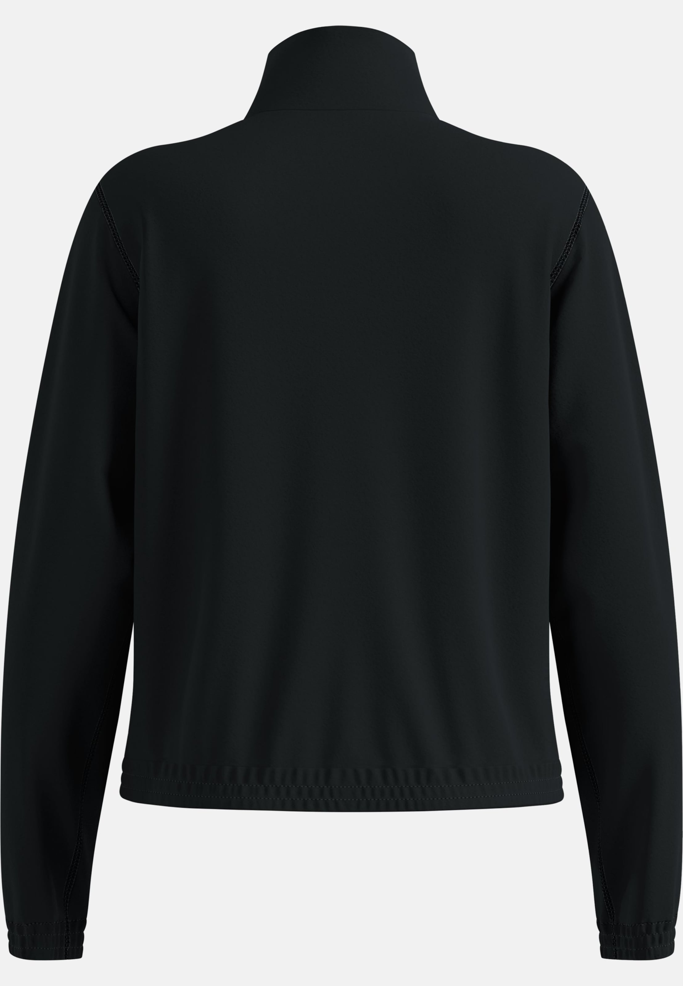 Klassische Essentials Multisport Fleecejacke mit Reissverschluss in black