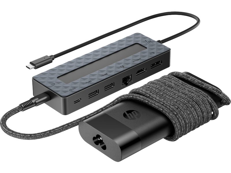 HP - Universal USB-C Hub and Laptop Charger Combo