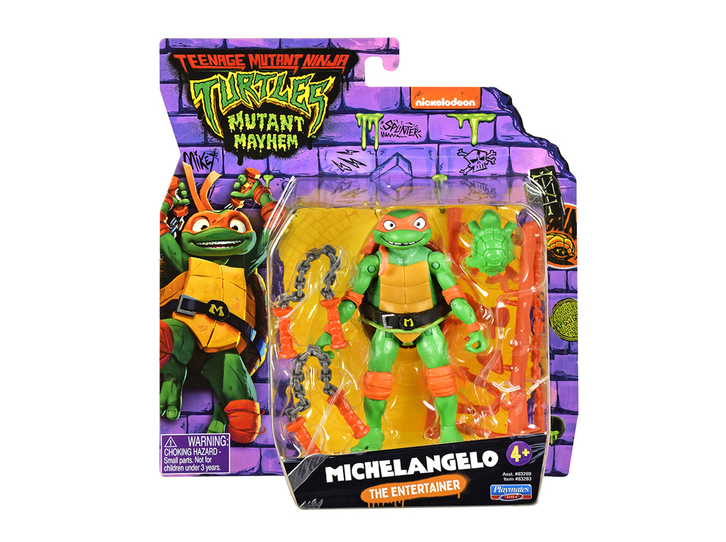 FIGURA BÁSICA TARTARUGAS NINJA MODELOS SORTIDOS