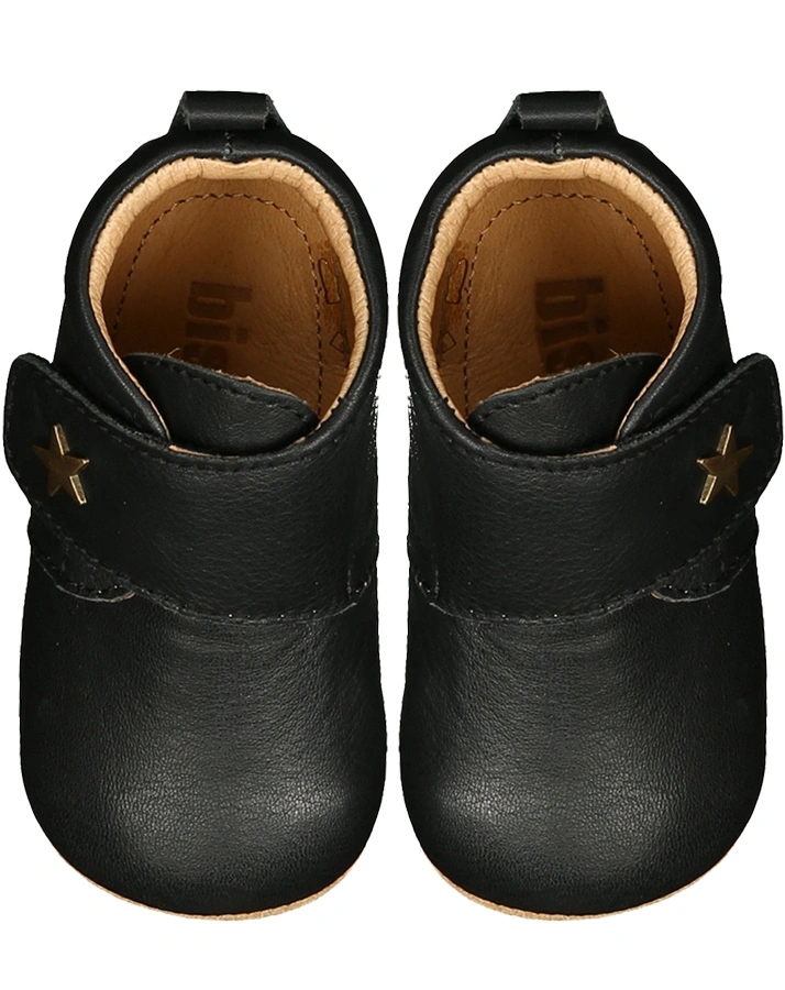 Hausschuhe VELCRO STAR in schwarz