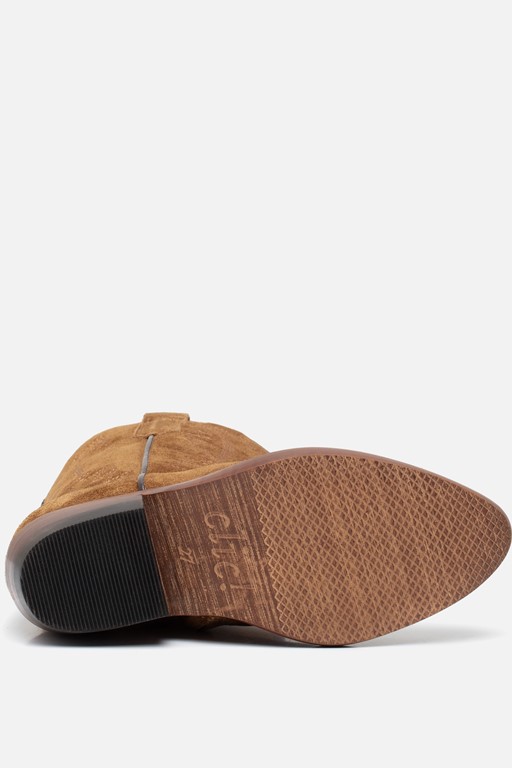Clic! Cowboylaarzen cognac Leer