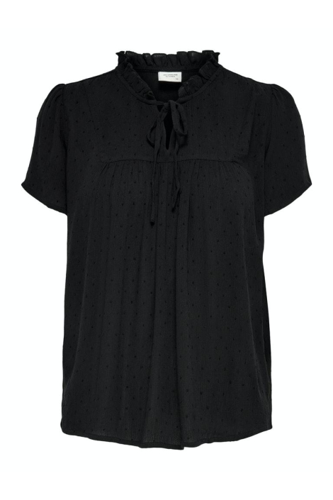 Jacqueline de Yong zwarte dames t-shirt