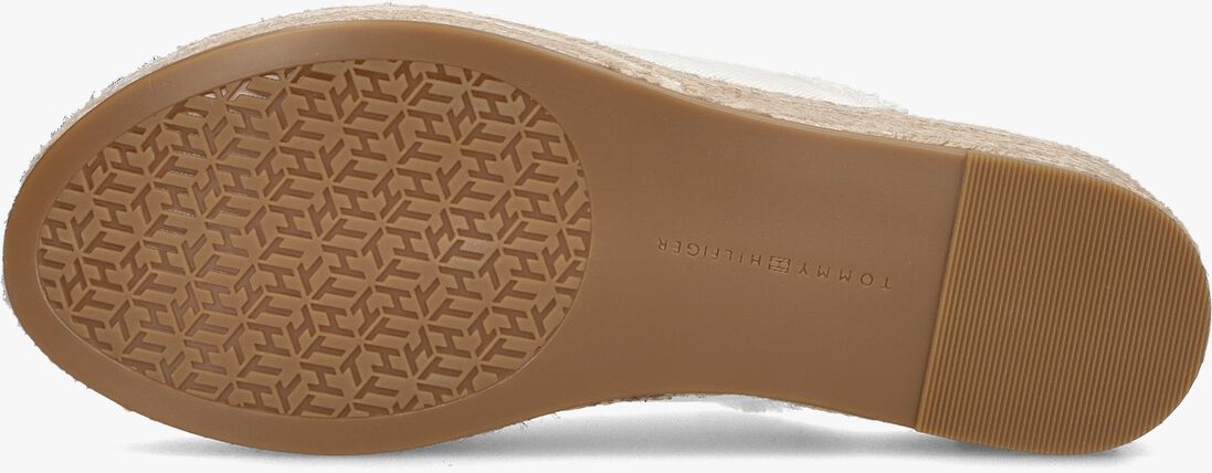 TOMMY HILFIGER beige tommy hilfiger muiltjes denim wedge flatform