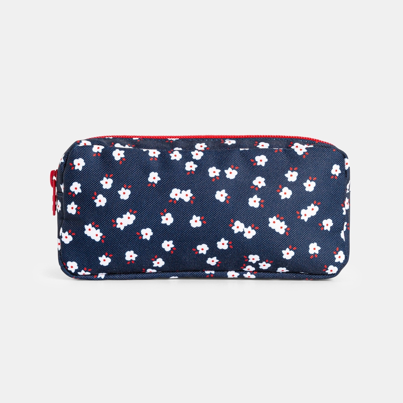 Trousse d'école imprimée bleu fille