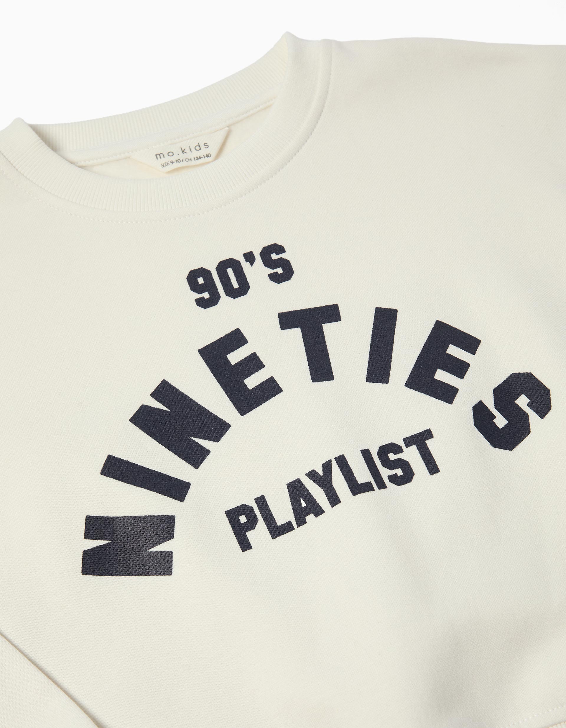 Sweatshirt de Felpa, Menina, Branco