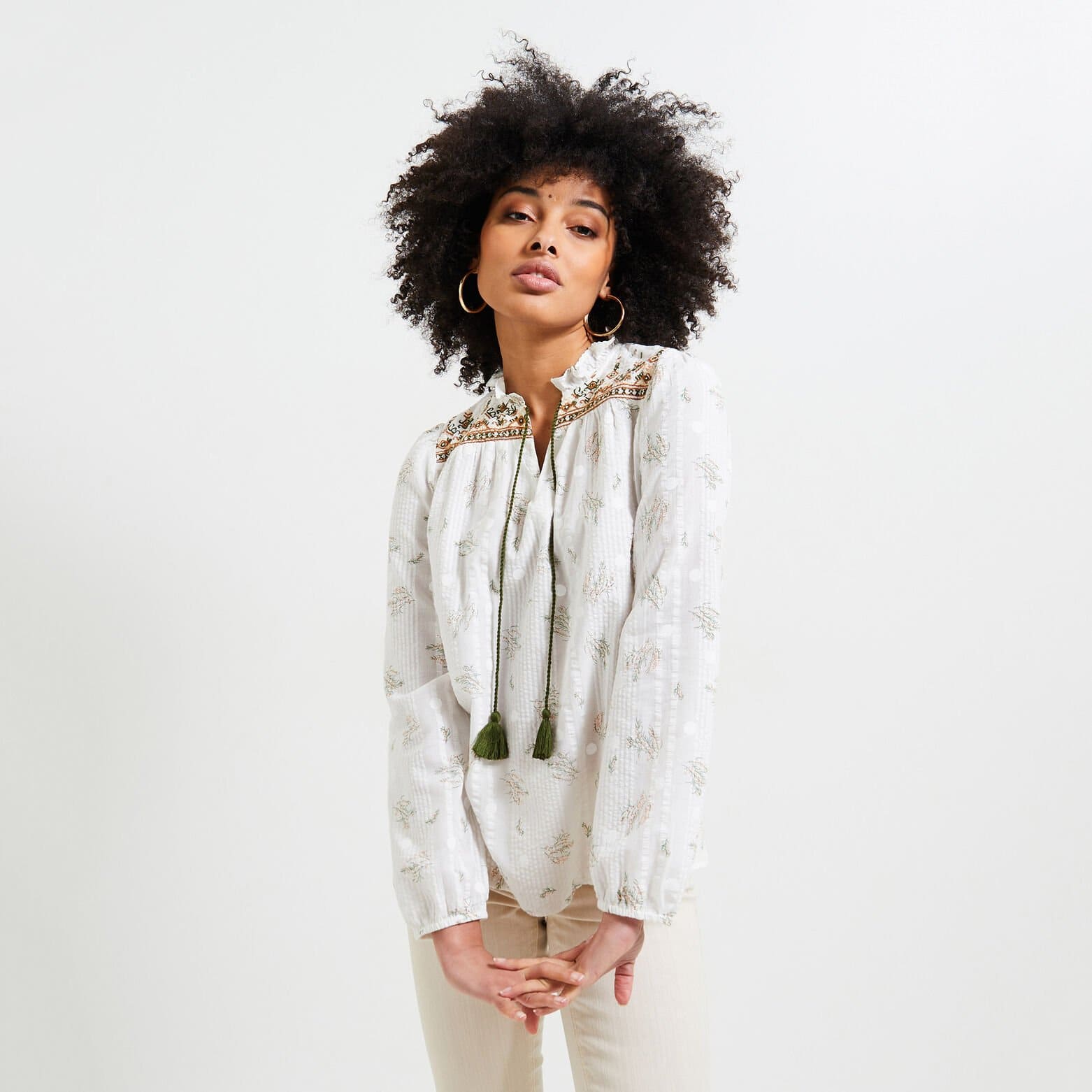 Blouse imprimée femme