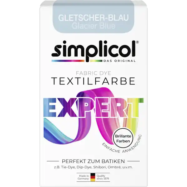 Textilfarbe Expert Gletscher-Blau