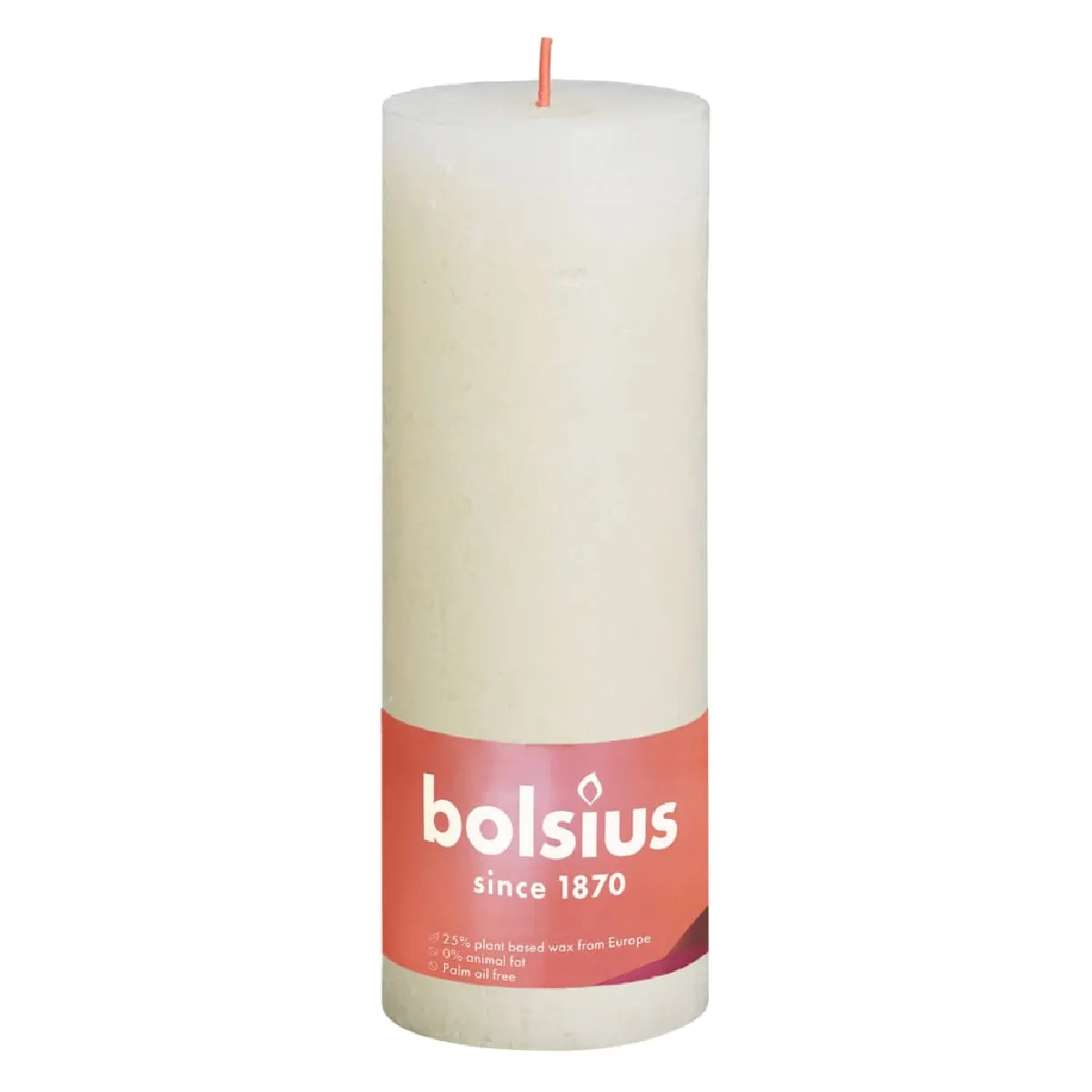 Bolsius Bougies Pilier Rustiques Shine Perle Douce