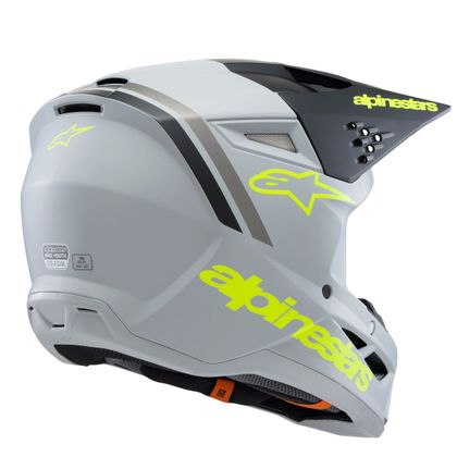 Casque cross Alpinestars SUPERTECH S-M3 - RADIUM - ENFANT - Gris / Noir