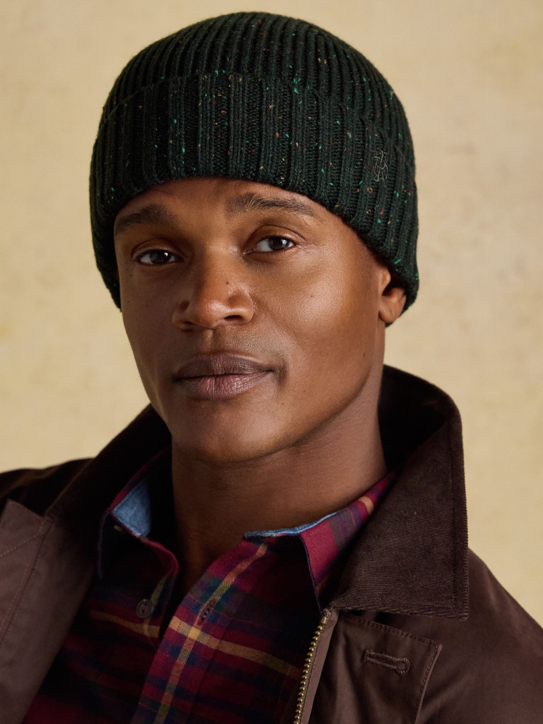 Groen - Joules Hammond Beanie Hat