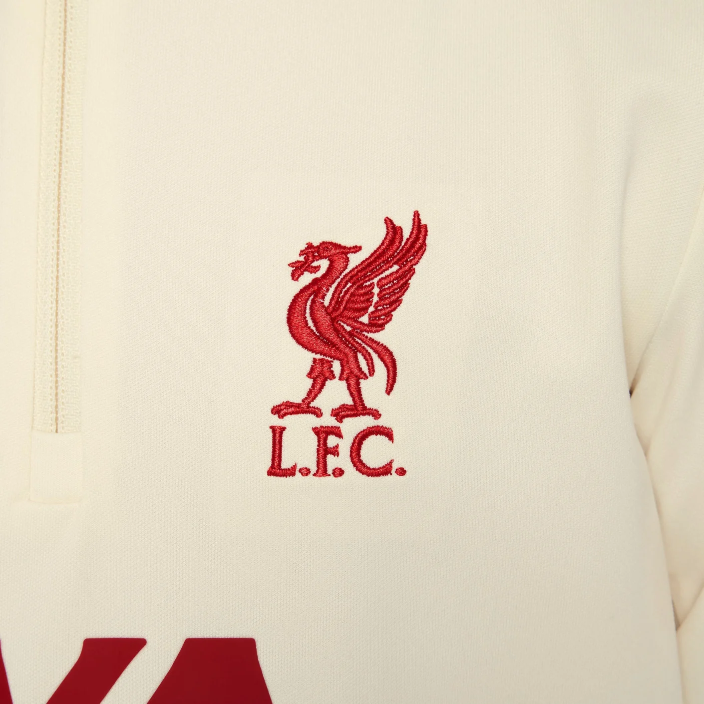 Nike Liverpool Academy Pro Trainingspak 1/4-Zip 2024-2025 Kleuters Gebroken Wit Zwart Rood