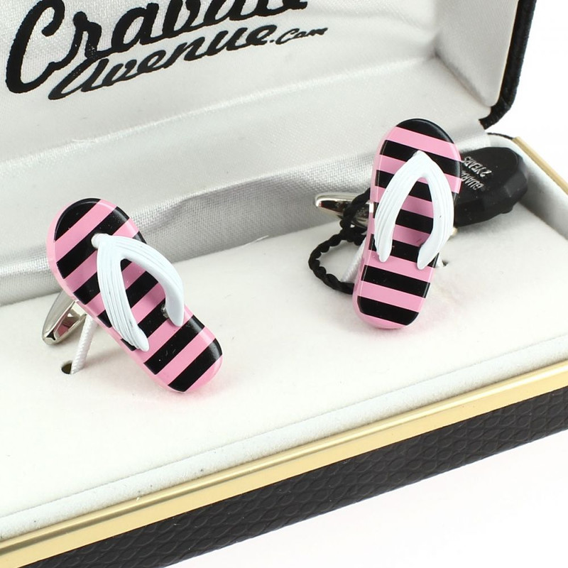 Boutons de manchette, Tong rose