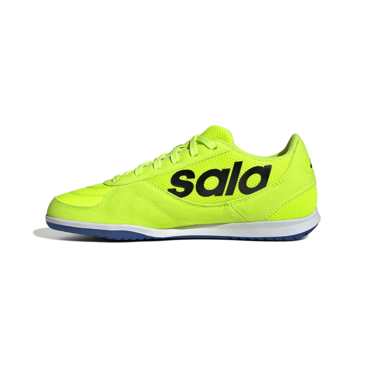 Adidas Top Sala Competition II Zaalvoetbalschoenen (IN) Kids Neongeel Zwart Blauw