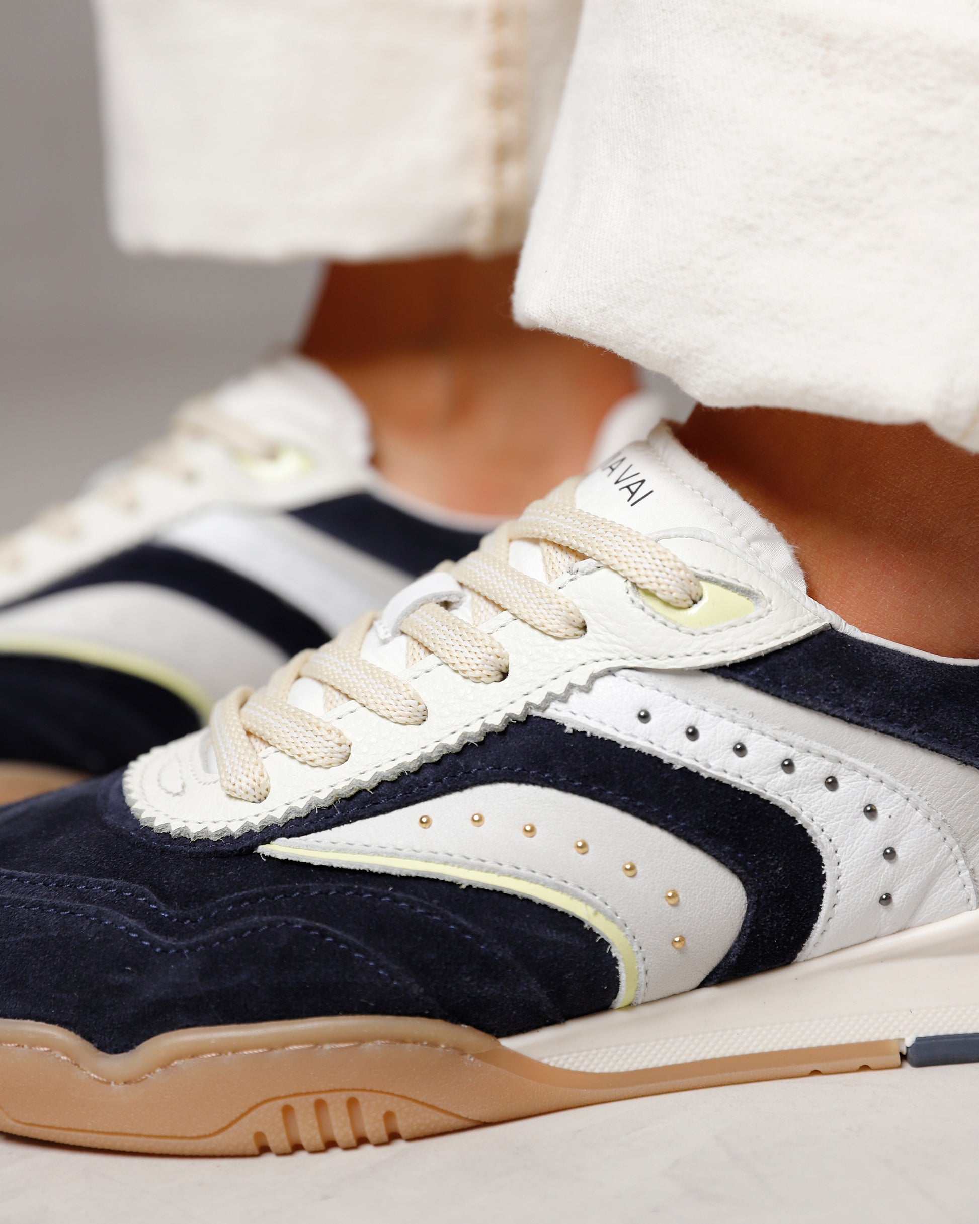 VIA VAI blauwe dames sneakers Kris Pax
