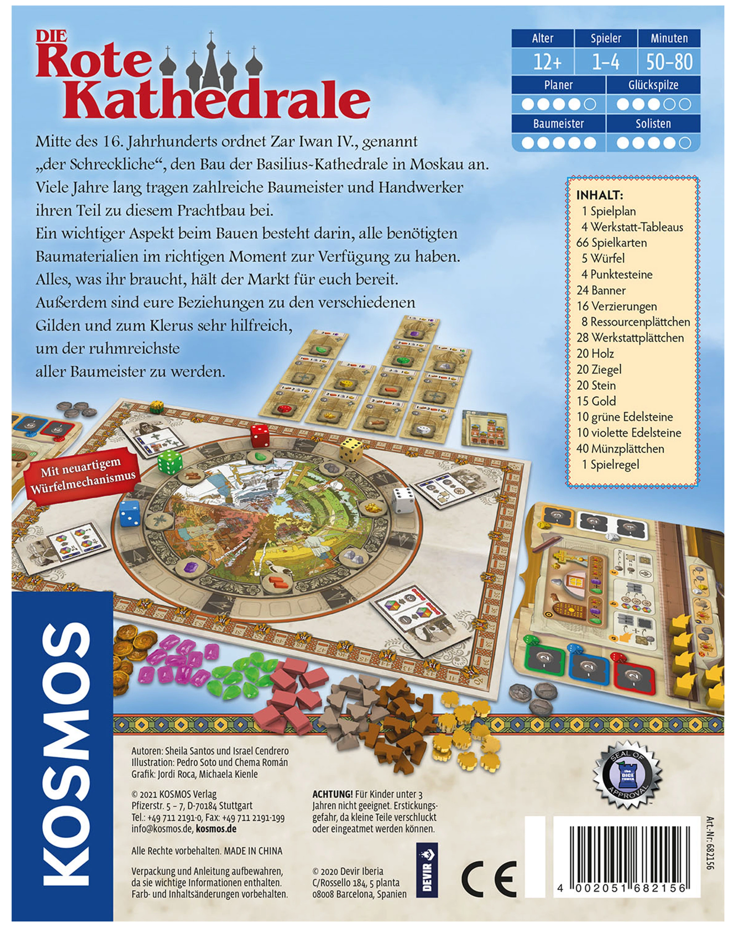 Gesellschaftsspiel DIE ROTE KATHEDRALE