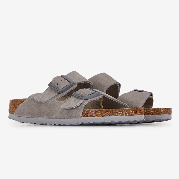 BIRKENSTOCK ARIZONA SUEDE STONE