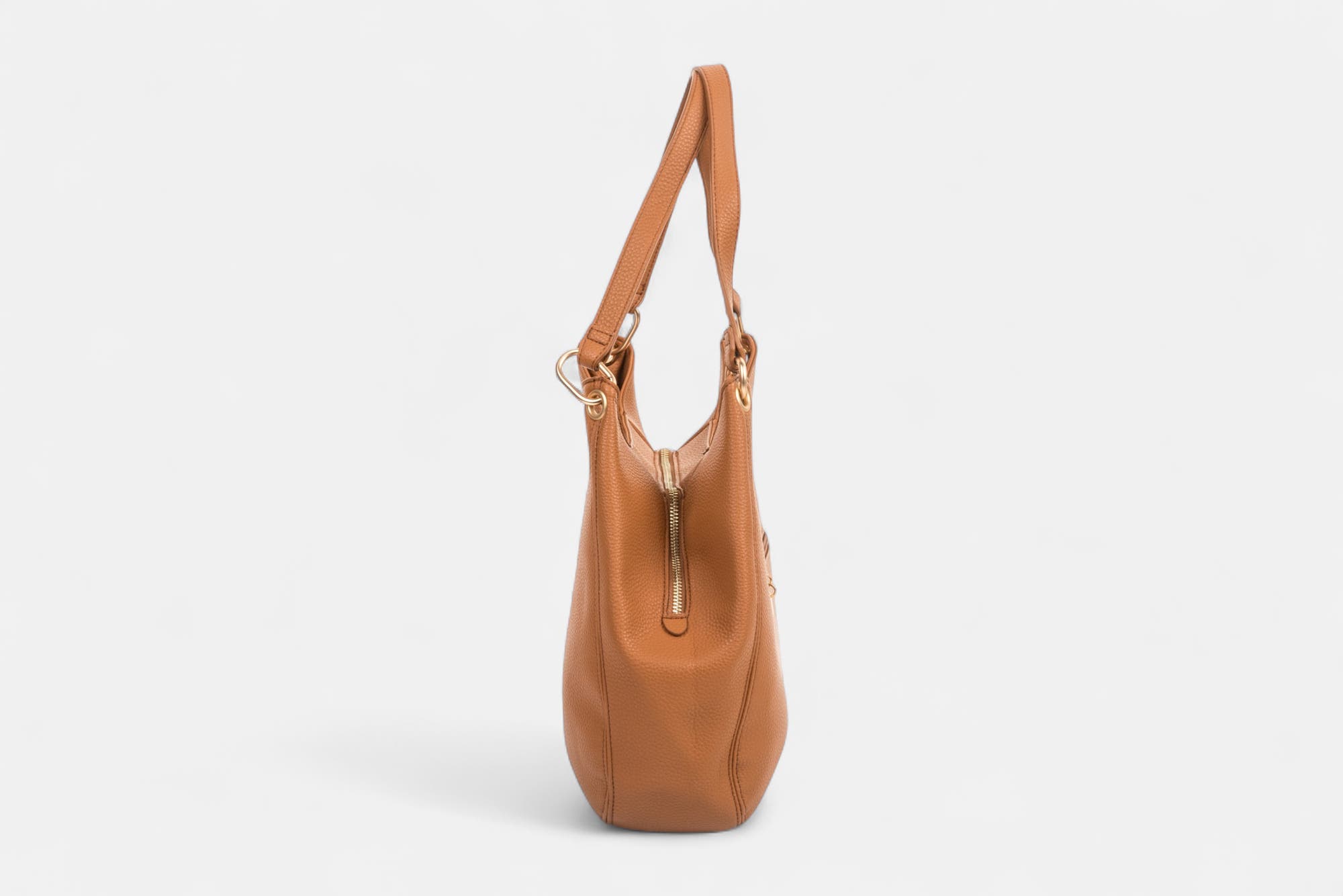 Sac de shopping cognac