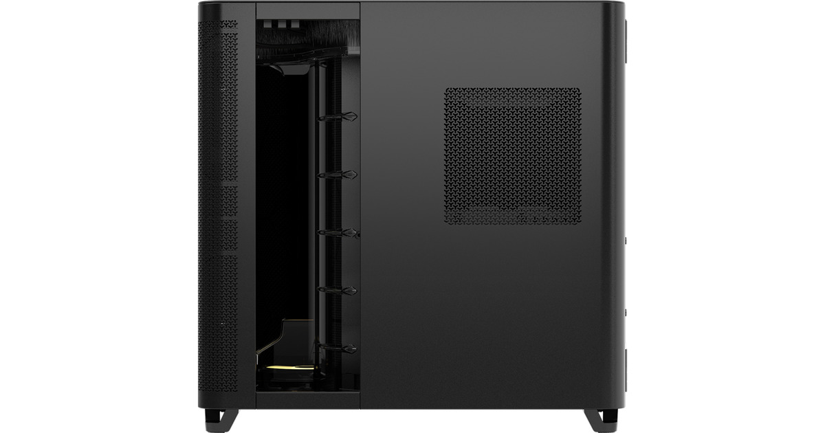 CorsairAIR 5400 RS-R ARGB  midi tower behuizing  (Zwart | 3x USB-C | RGB | Tempered Glass)