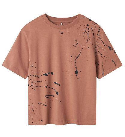 Name It T-Shirt - NkmTubalu - Burlwood