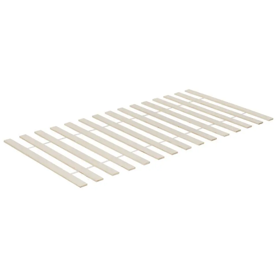 OLENDON - Eenpersoonsbed - Lichtbruin - 90 x 200 cm - Dennenhout