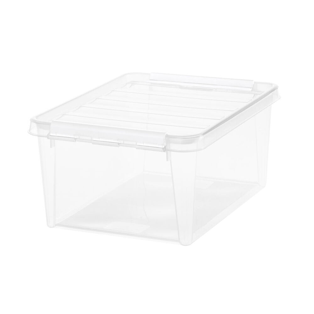 Boîte de rangement plastique transparent 14L