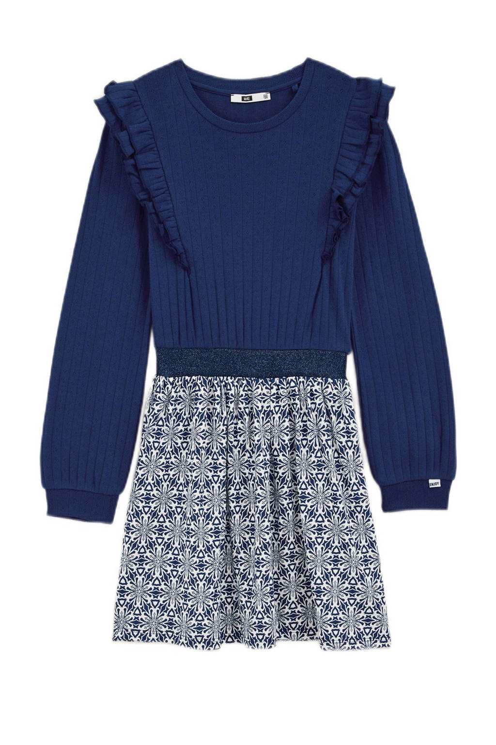 WE Fashion korte jurk donkerblauw