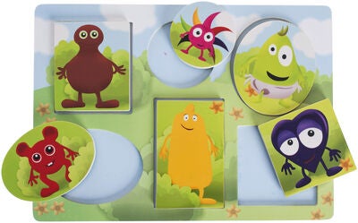 Babblarna Tittei-puslespill 6 Figurer